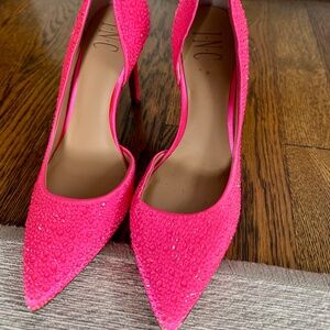 INC Neon Pink Barbie High Heels – Size 6